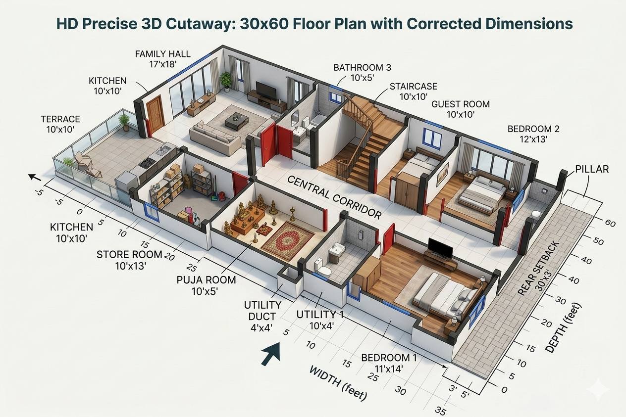 Floor plan layout 1